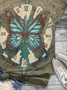 Schmetterling Print Rundhals Kurz Ärmeln Lässig T-Shirt